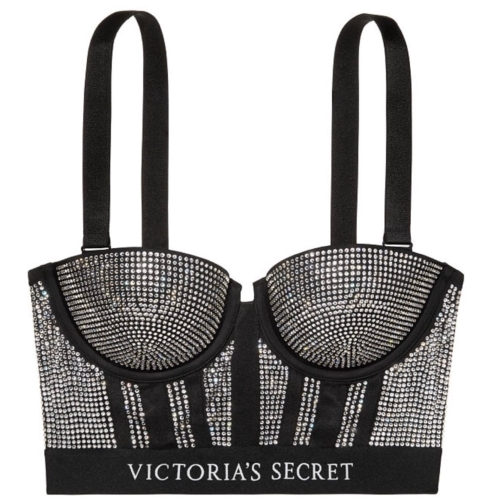 NWT Victoria’s Secret x BALMAIN Swarovski crystal bra size 34B